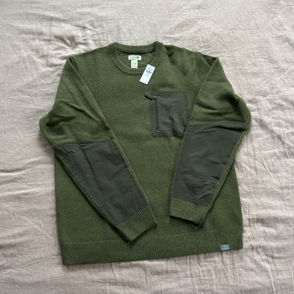 Men's Maine Guide Lightweight Lambswool Sweater - Picture 4 of 8